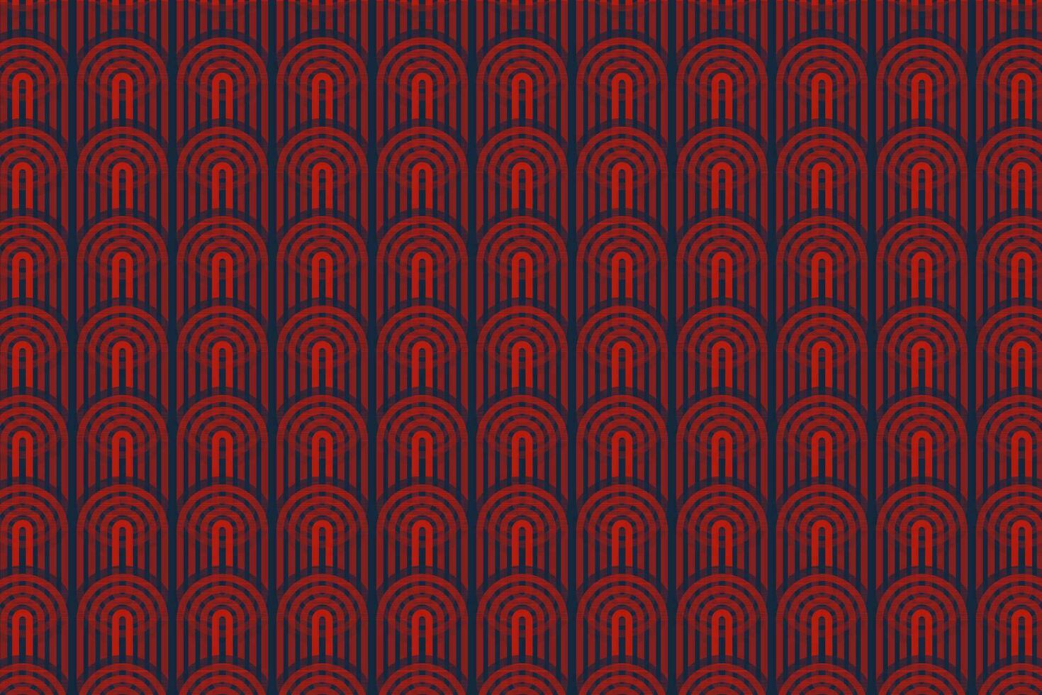 Red and blue Fish, mermaid, dragon, snake scale pattern. Overlapping rectangles tail grid background vector art.