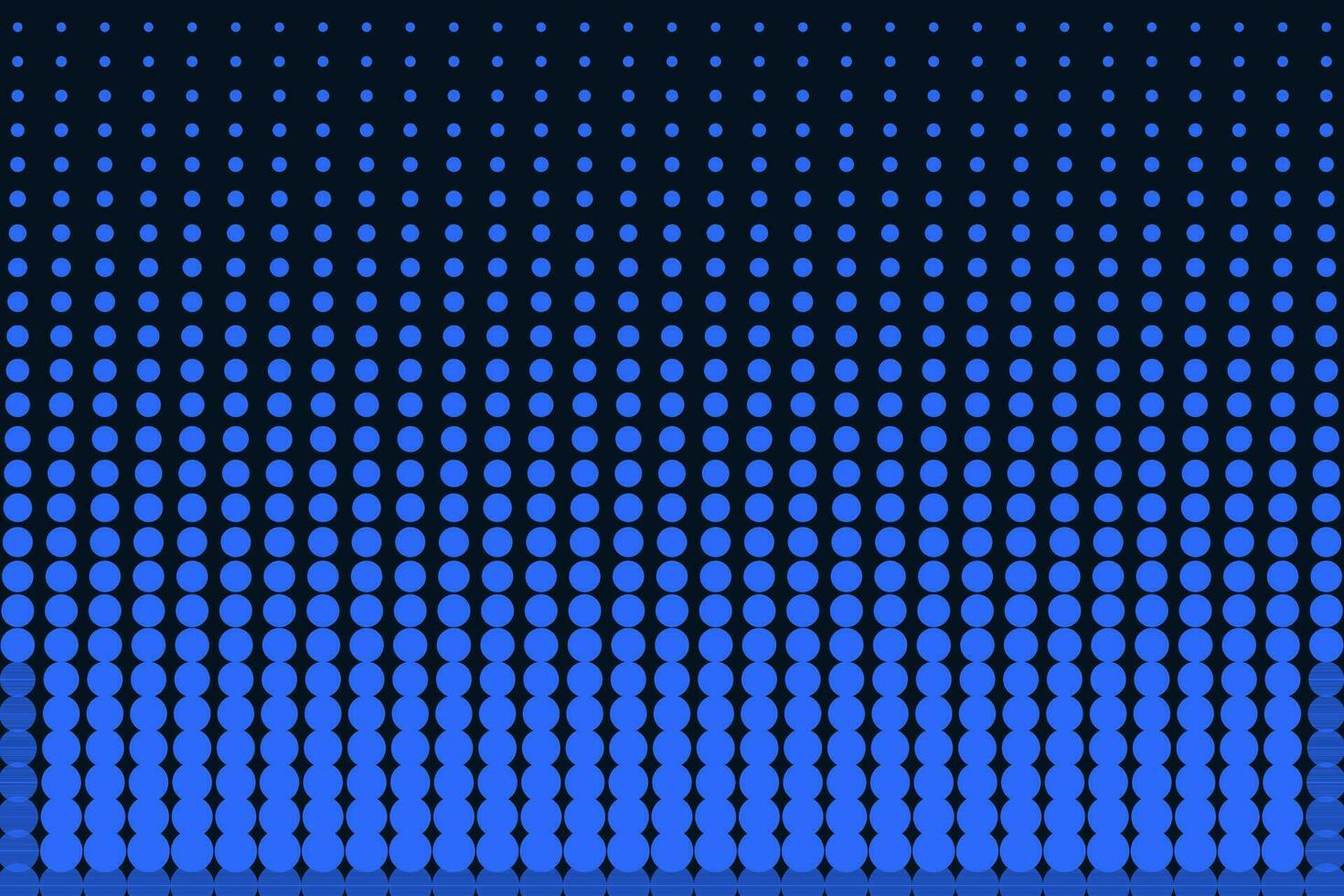 Blue halftone dots vertical grid pattern background. Spotted vector abstract texture.