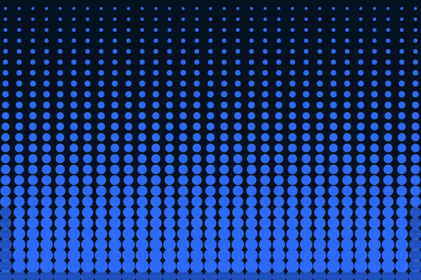 Blue halftone dots vertical grid pattern background. Spotted vector abstract texture.