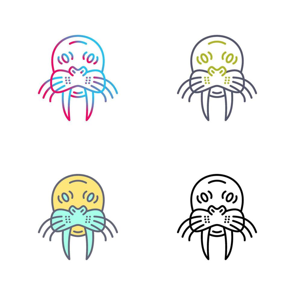 Walrus Vector Icon
