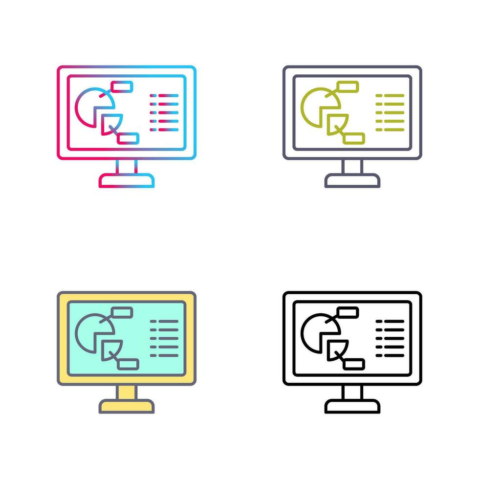 Pie Chart Vector Icon