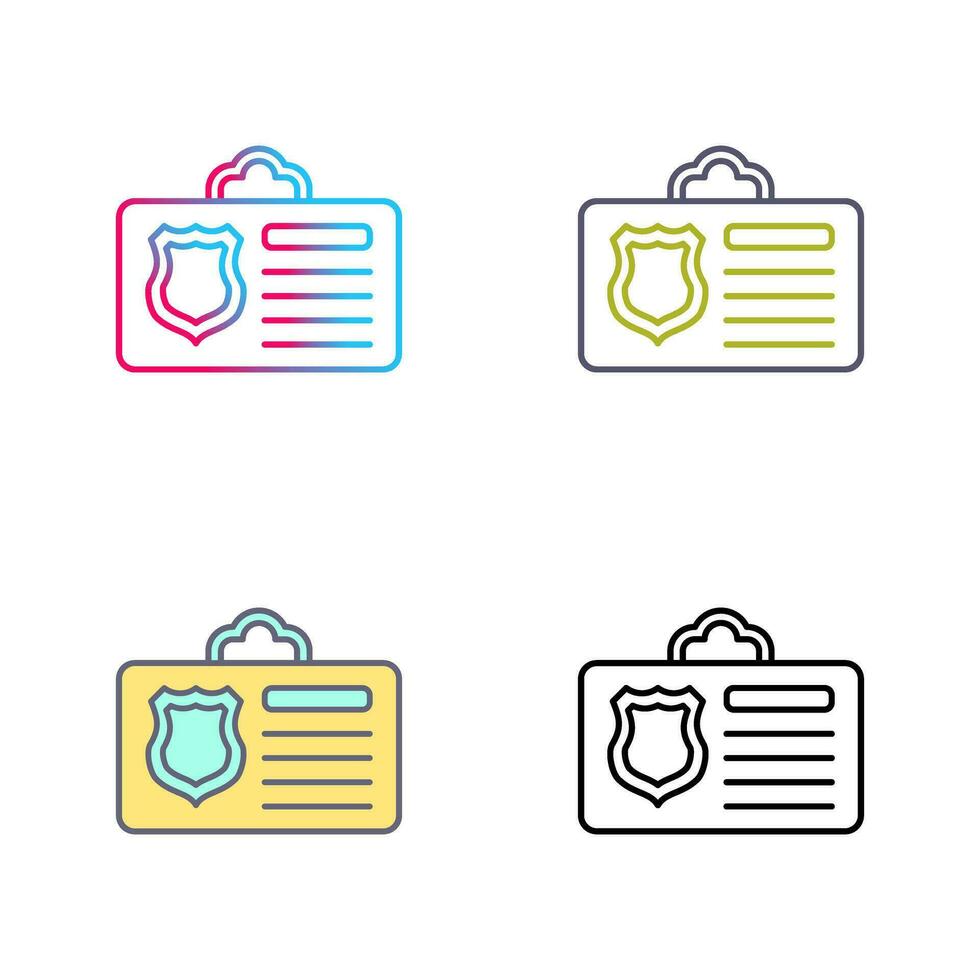 Id Card Vector Icon