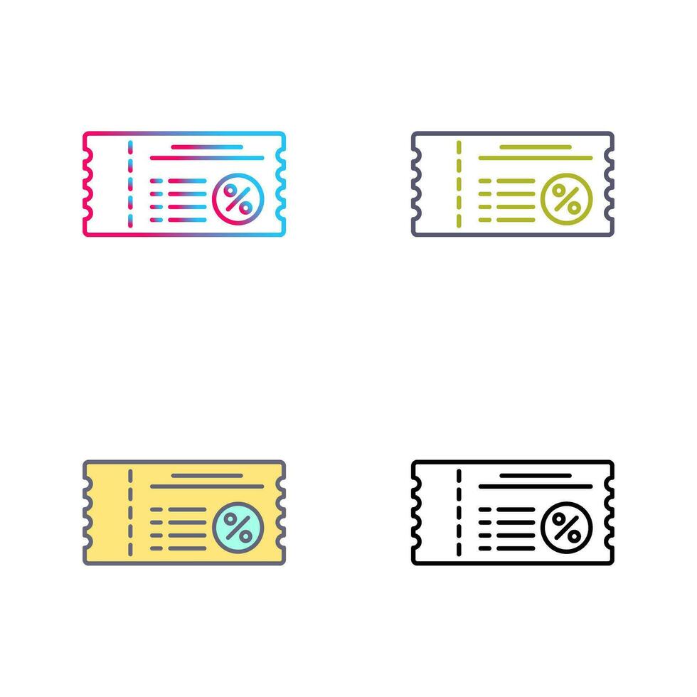 Voucher Vector Icon