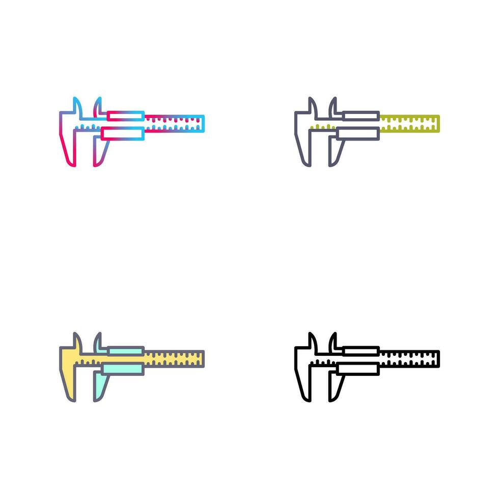 Calipers Vector Icon