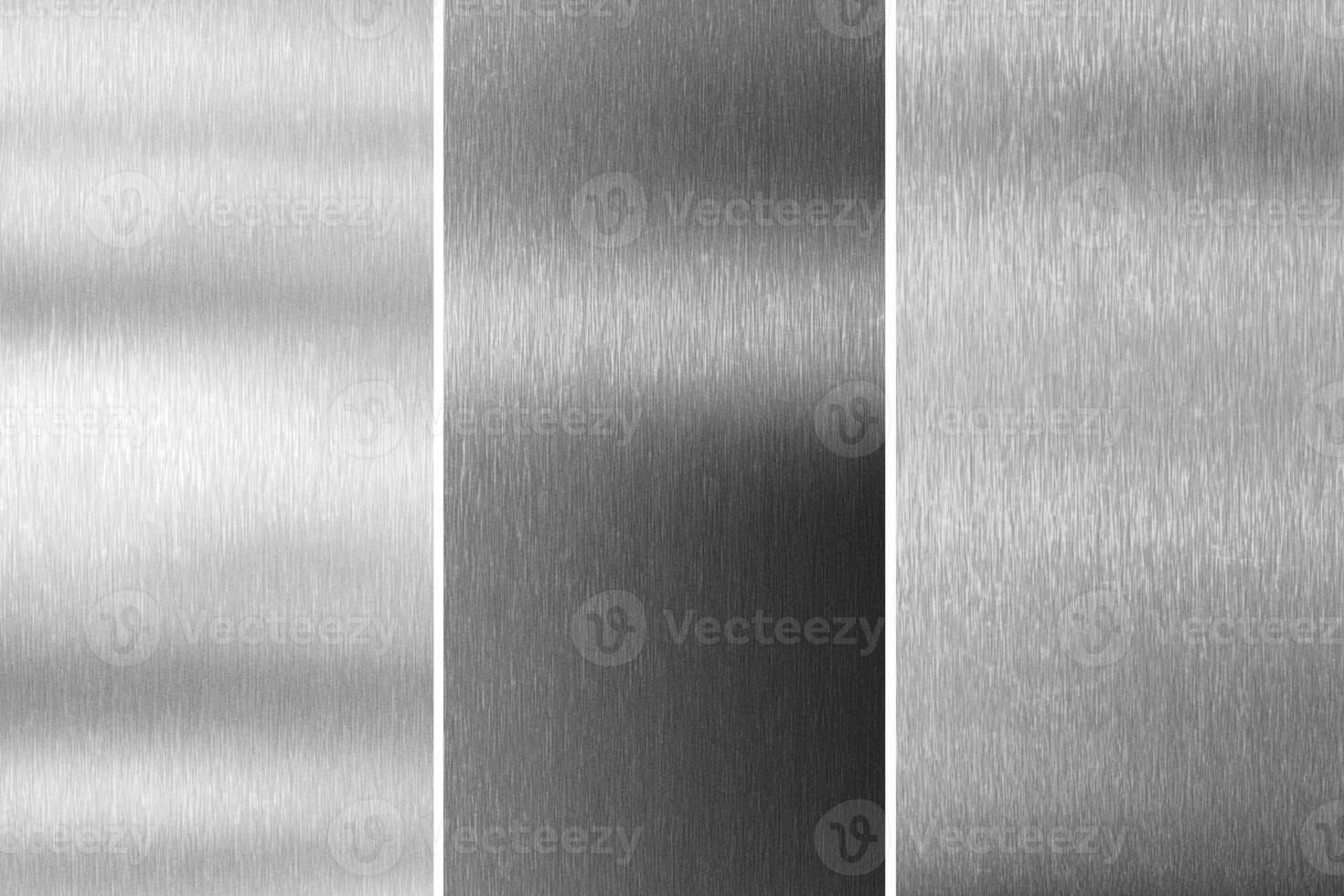 Silver metal background. Brushed metallic texture. 3d rendering photo