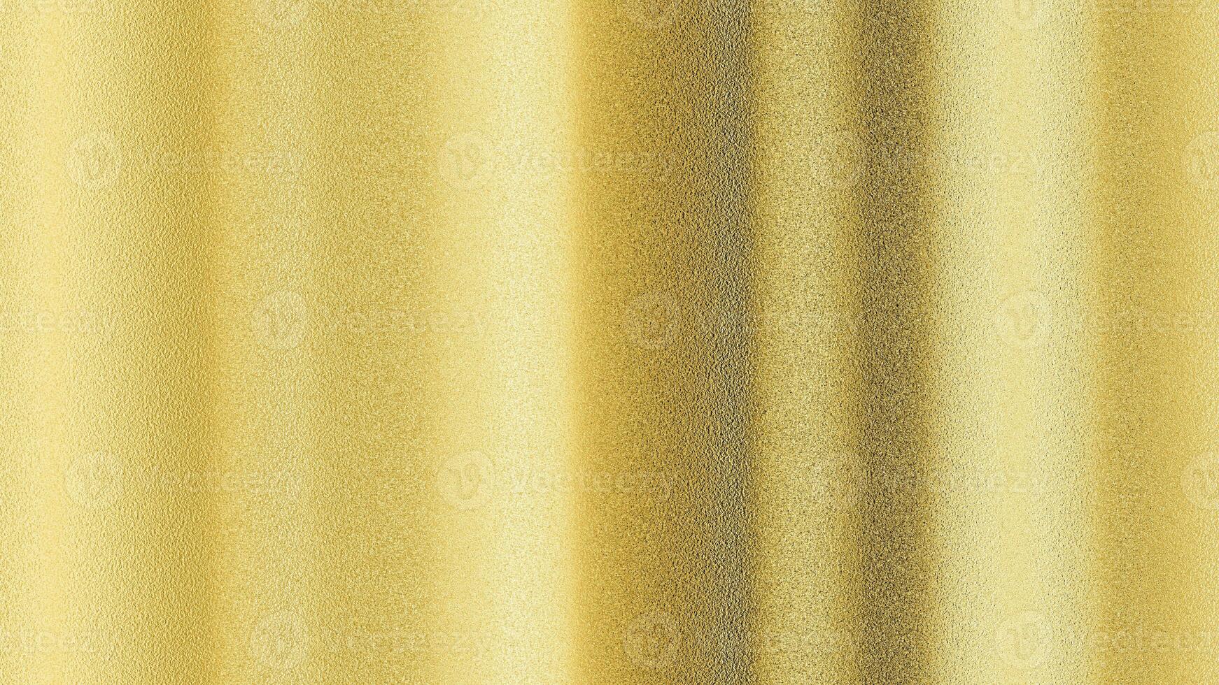 fondo de metal dorado. textura metálica cepillada. representación 3d foto