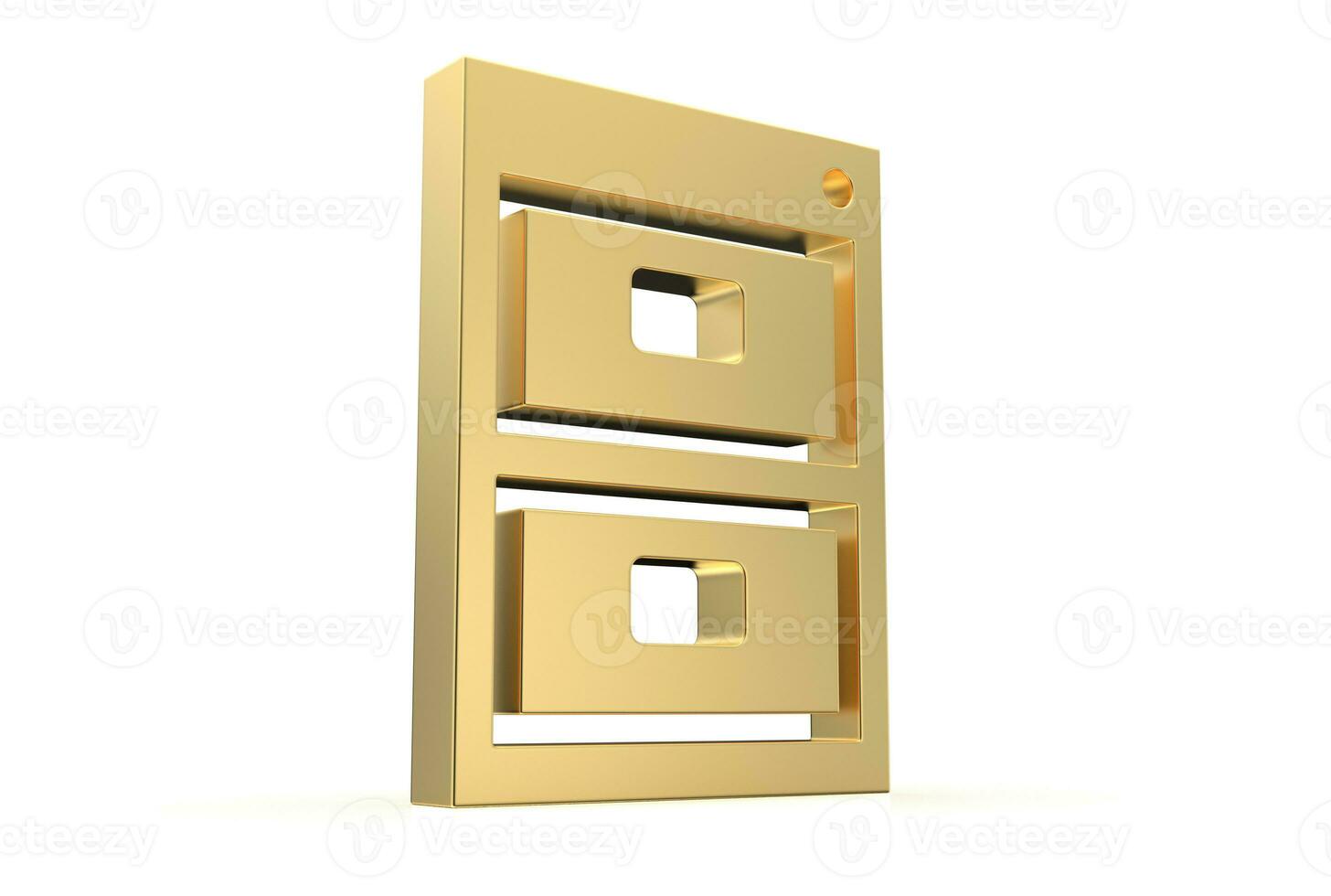 3d rendered document file icon isolated on white background with shadow photo