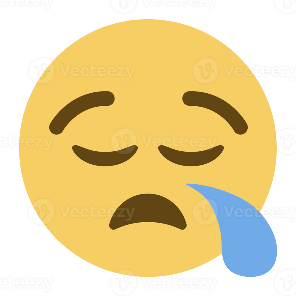 Top quality emoticon. Crying emoji. Sad emoticon face with tear drop. Yellow face emoji. Popular element. png