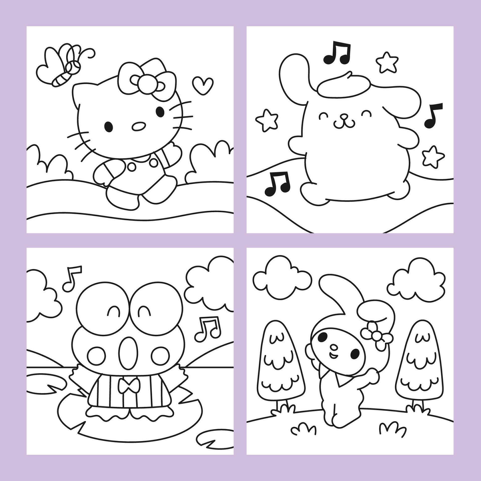 little-cute-cat-and-friends-coloring-pages-24993878-vector-art-at-vecteezy