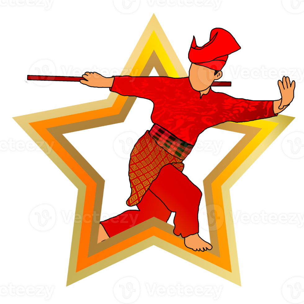 sticker logo Martial Art Nusantara png