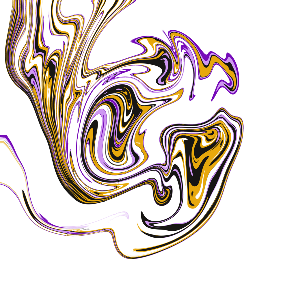 liquid marbling paint texture transparent background png