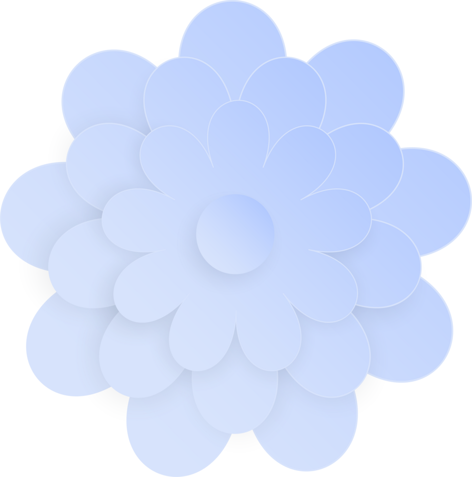 Flower, Element of floral paper cut. Paper cut of flower shape and spring symbol. png