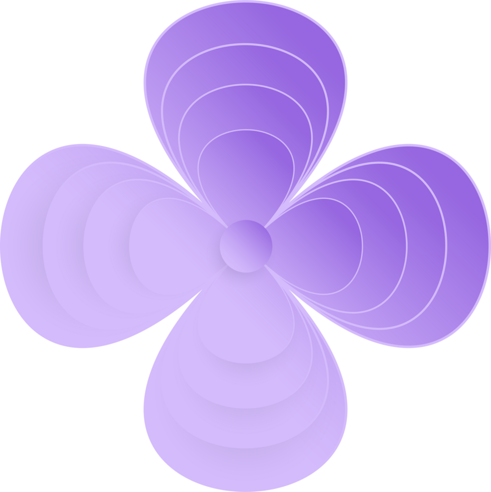 Flower, Element of floral paper cut. Paper cut of flower shape and spring symbol. png