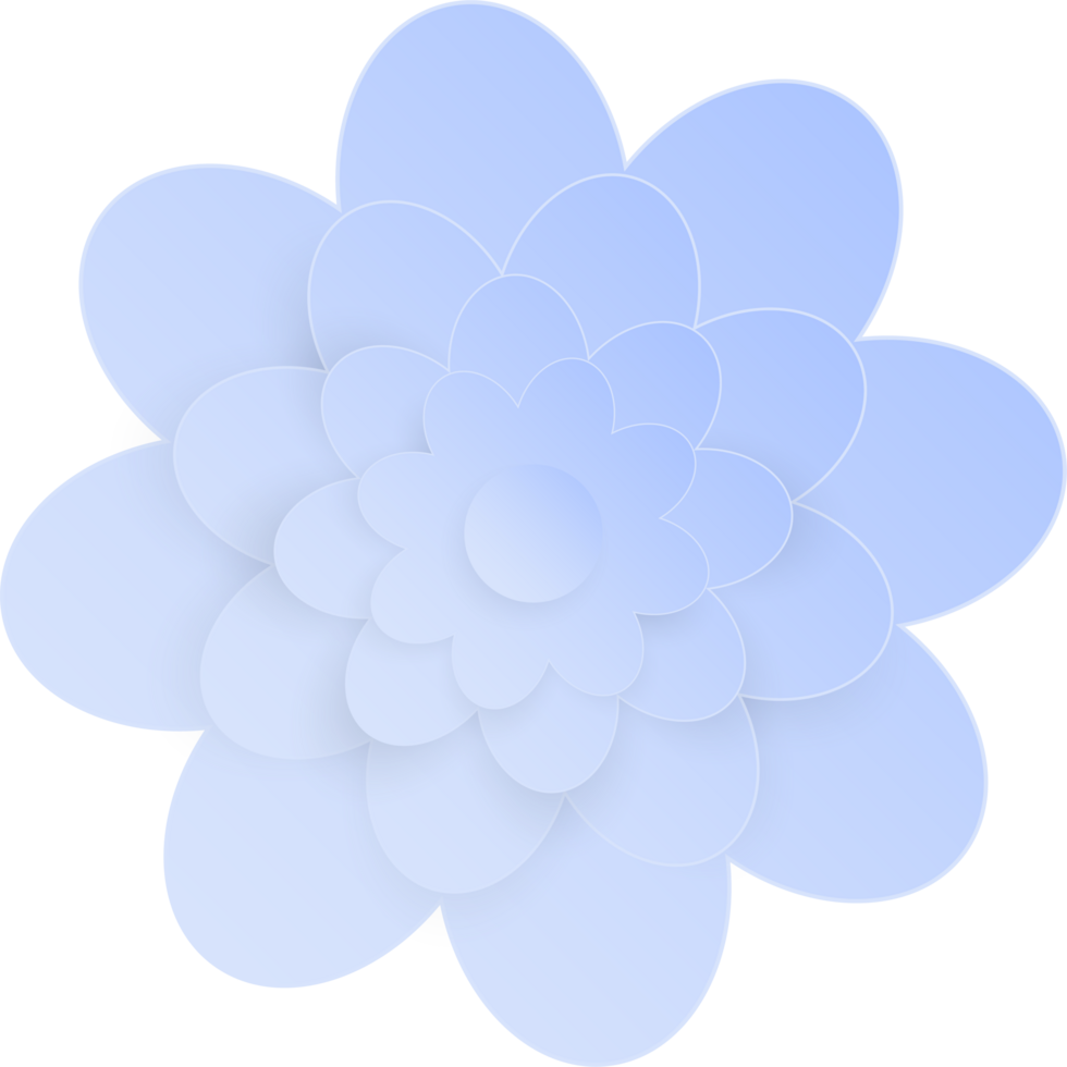 Flower, Element of floral paper cut. Paper cut of flower shape and spring symbol. png