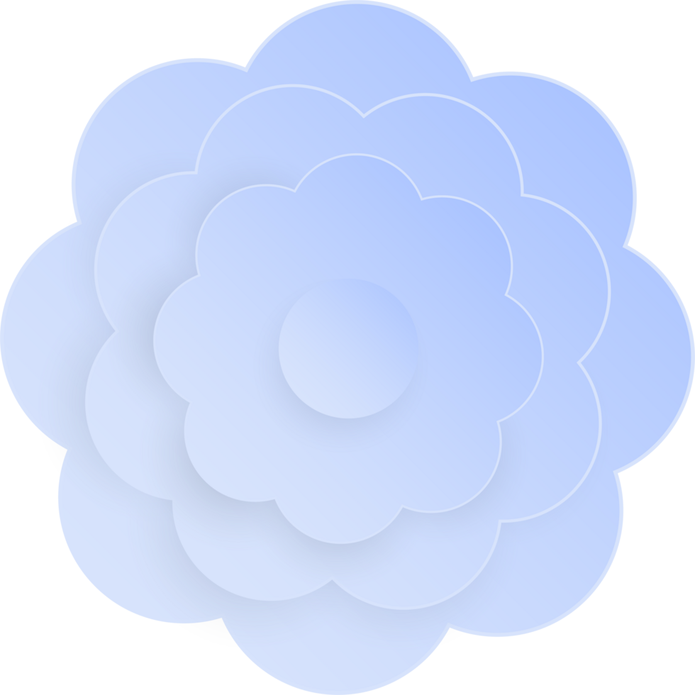 Flower, Element of floral paper cut. Paper cut of flower shape and spring symbol. png