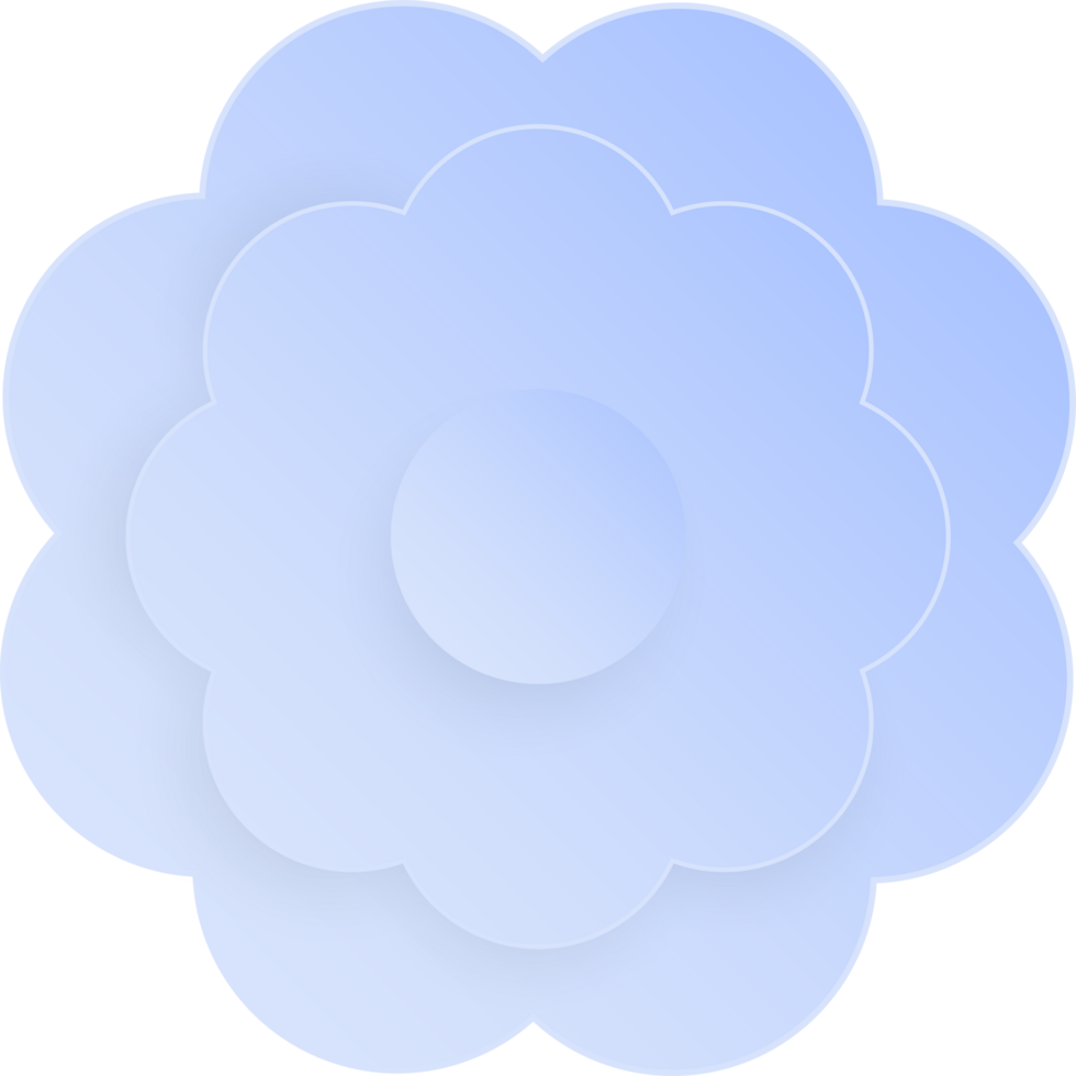 Flower, Element of floral paper cut. Paper cut of flower shape and spring symbol. png