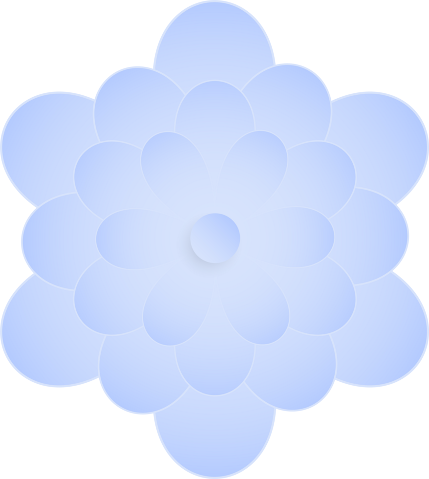Flower, Element of floral paper cut. Paper cut of flower shape and spring symbol. png