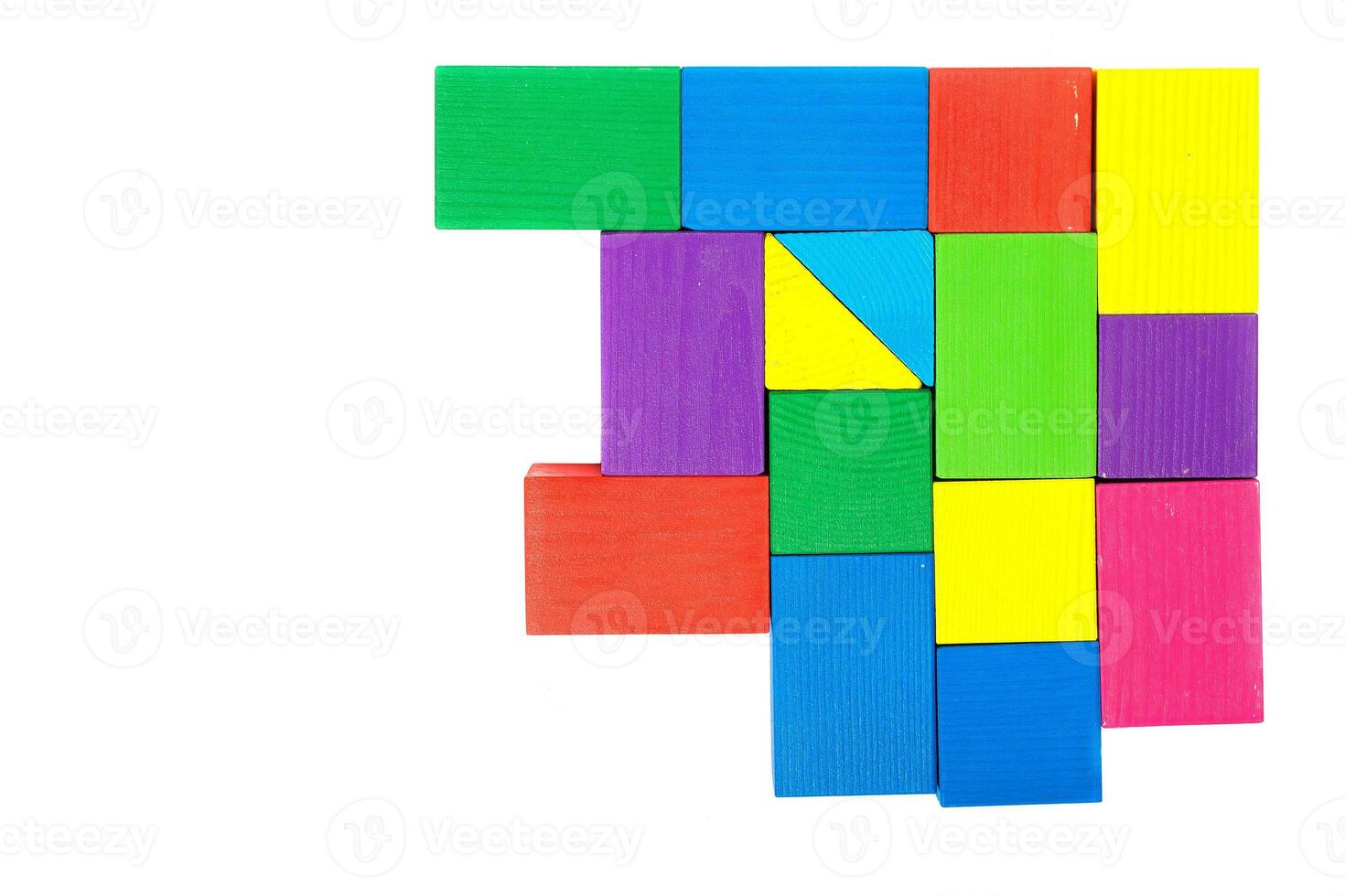 Colorful geometric shapes. Background photo