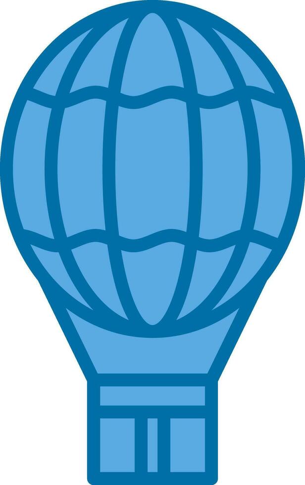 Hot air balloon Vector Icon Design