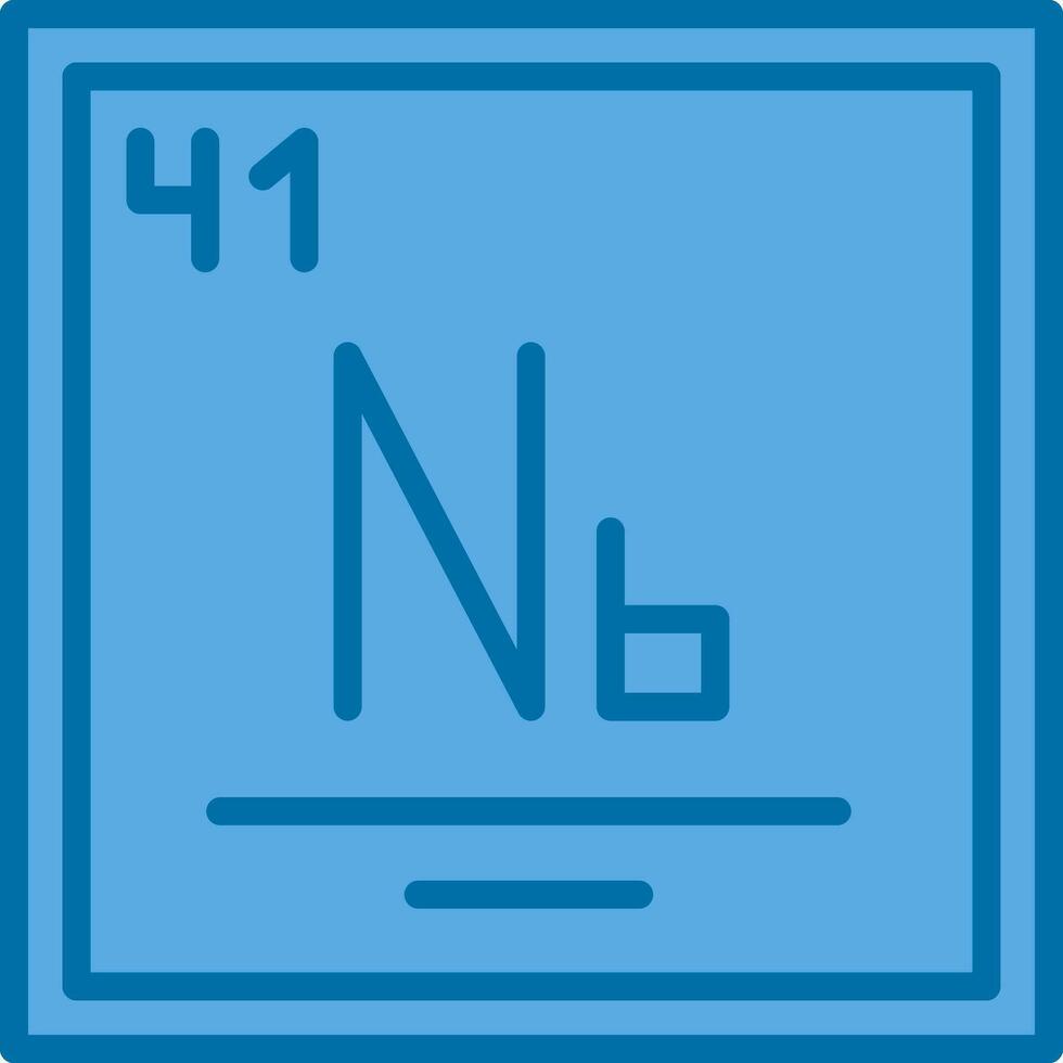 niobio vector icono diseño