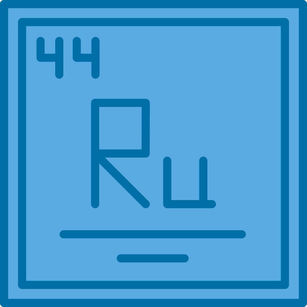 rutenio vector icono diseño