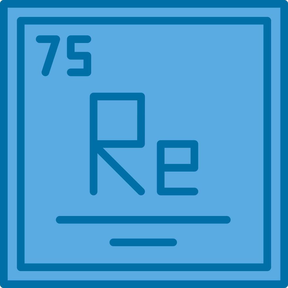 Rhenium Vector Icon Design
