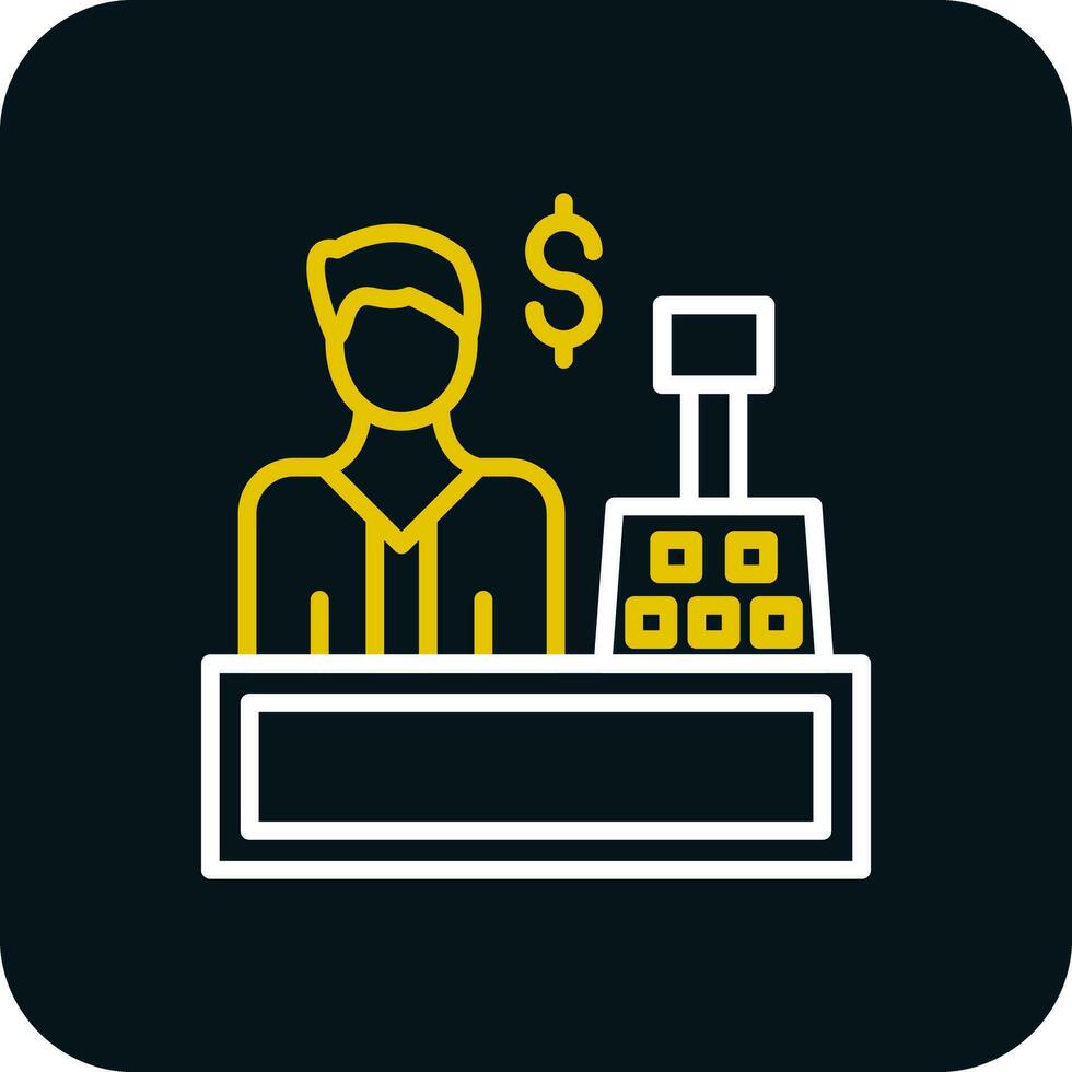 Cashier Vector Icon Design