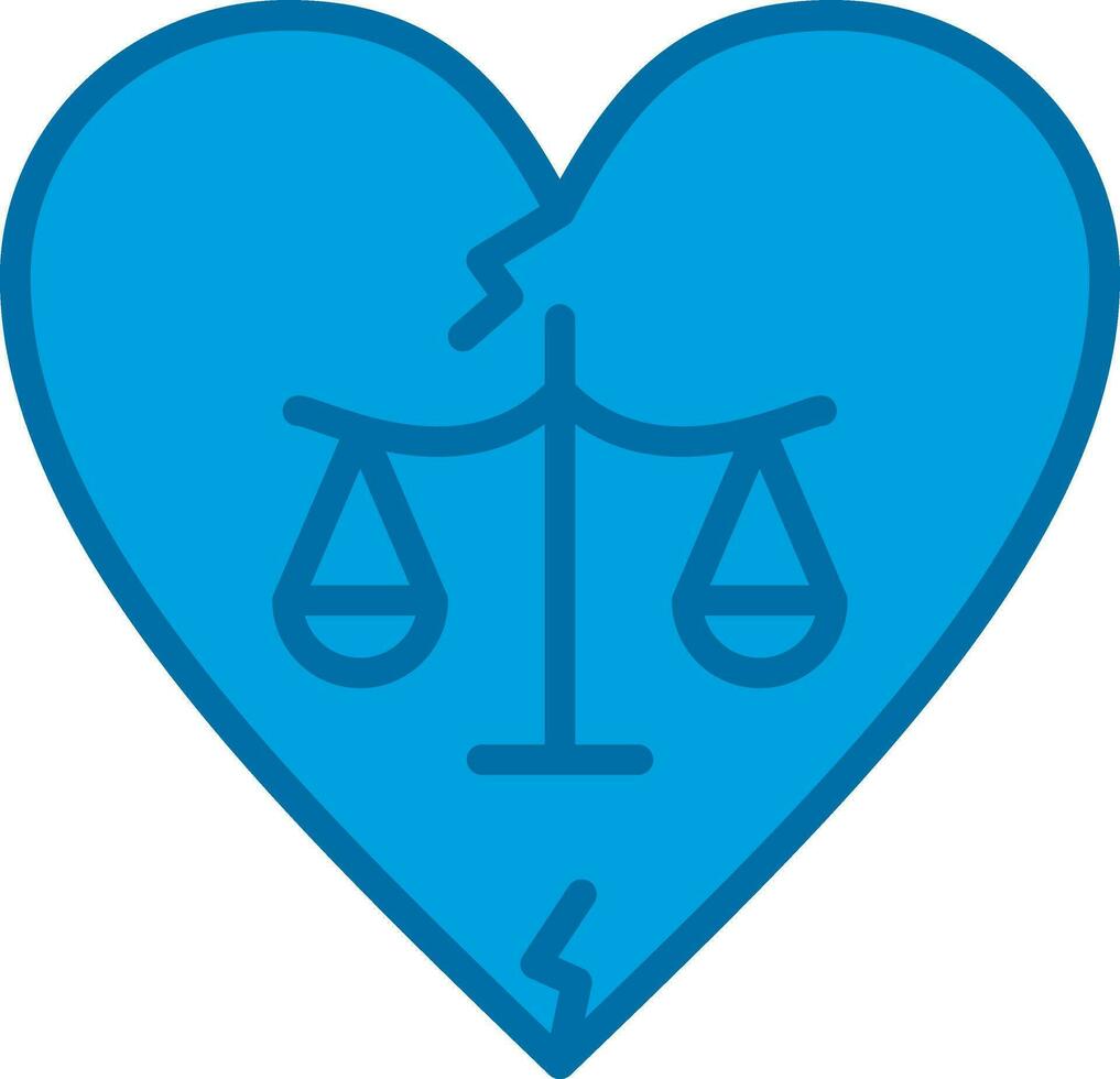 Divorce Vector Icon Design