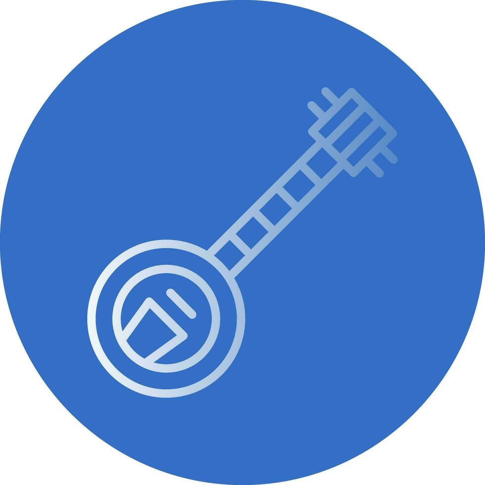 Banjo Vector Icon Design