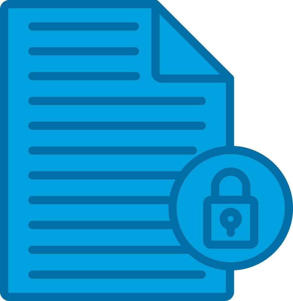 Secure data Vector Icon Design