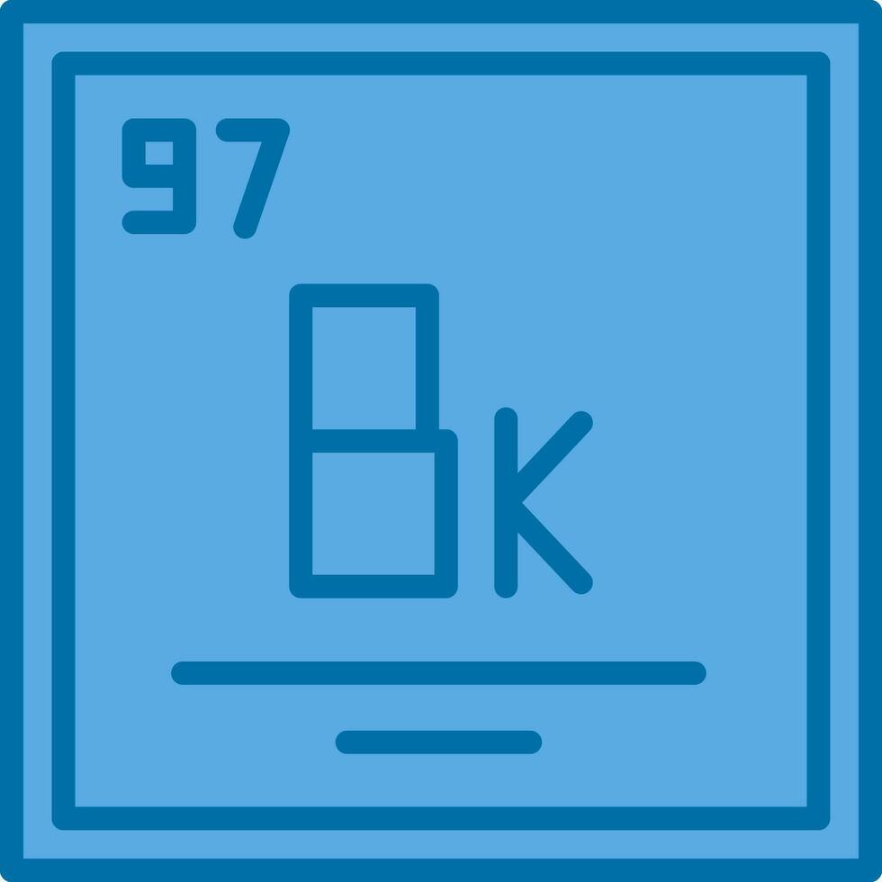 Berkelium Vector Icon Design