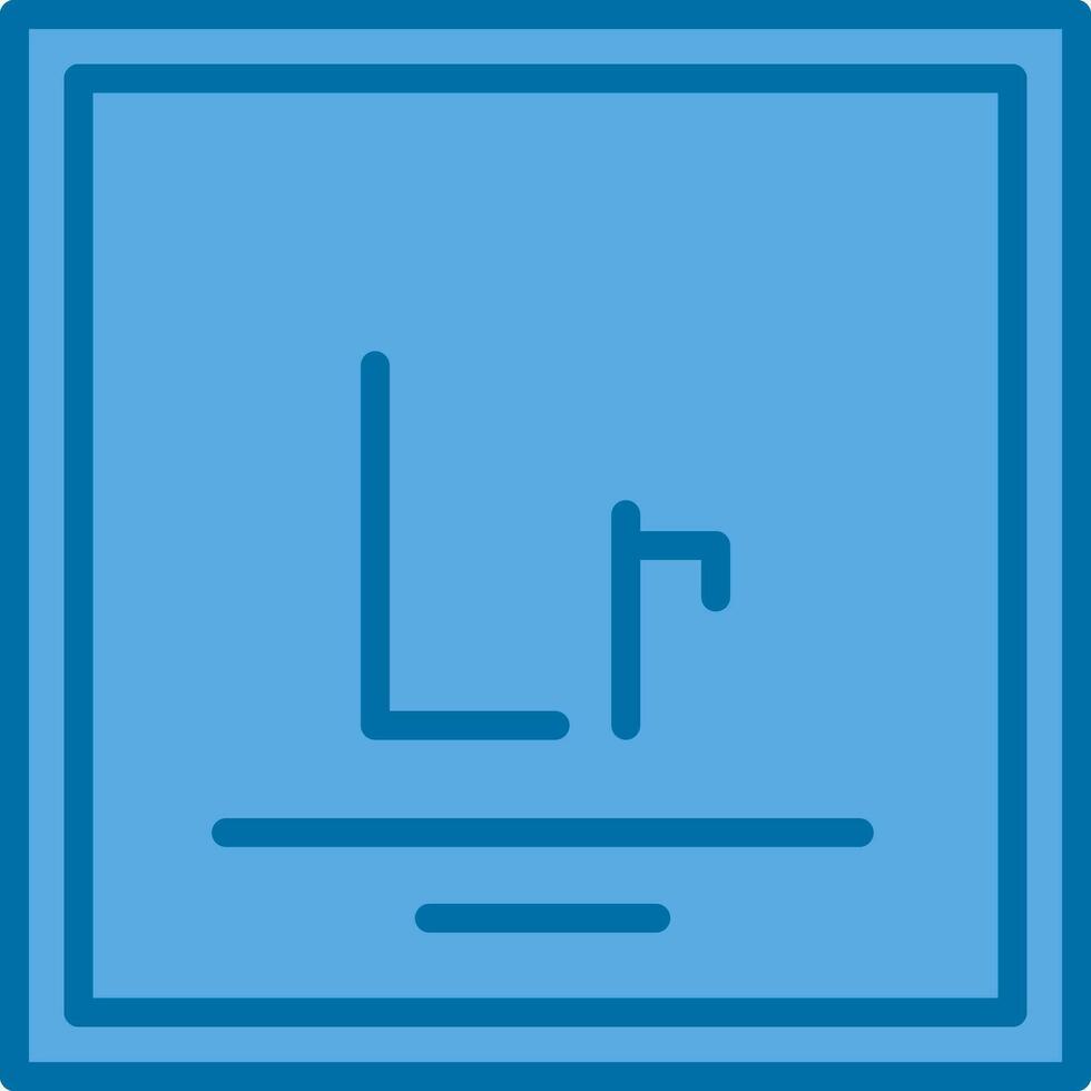 Lawrencium Vector Icon Design