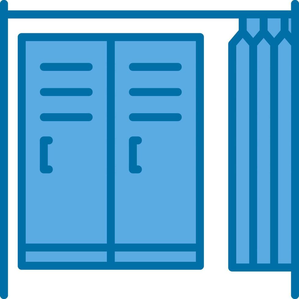 Changing room Vector Icon Design