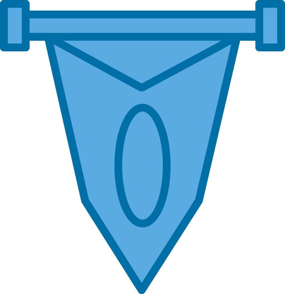 Pennant Vector Icon Design