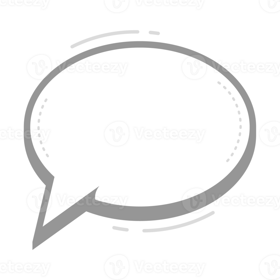 pop-up bubble with text space color full style for design and decoration. png