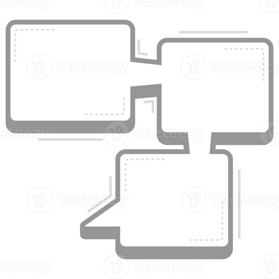 pop-up bubble with text space color full style for design and decoration. png
