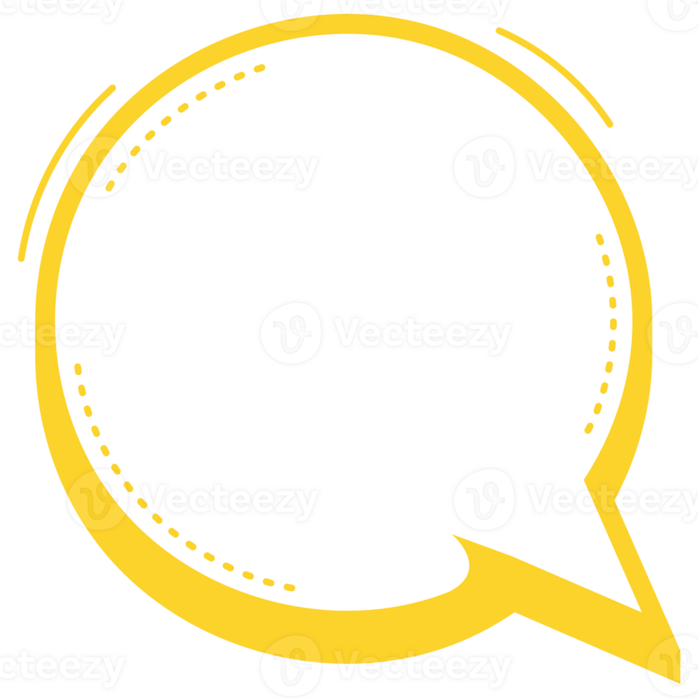 pop-up bubble with text space color full style for design and decoration. png