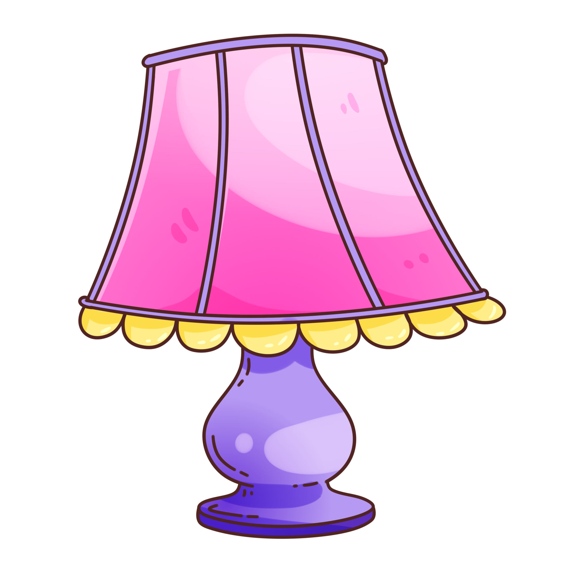 Sleeping Time Objects Clip Art Cartoon Lamp 24996820 PNG