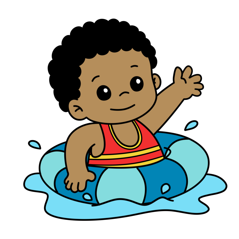 Child Swimming Summer Activity Little Boy png