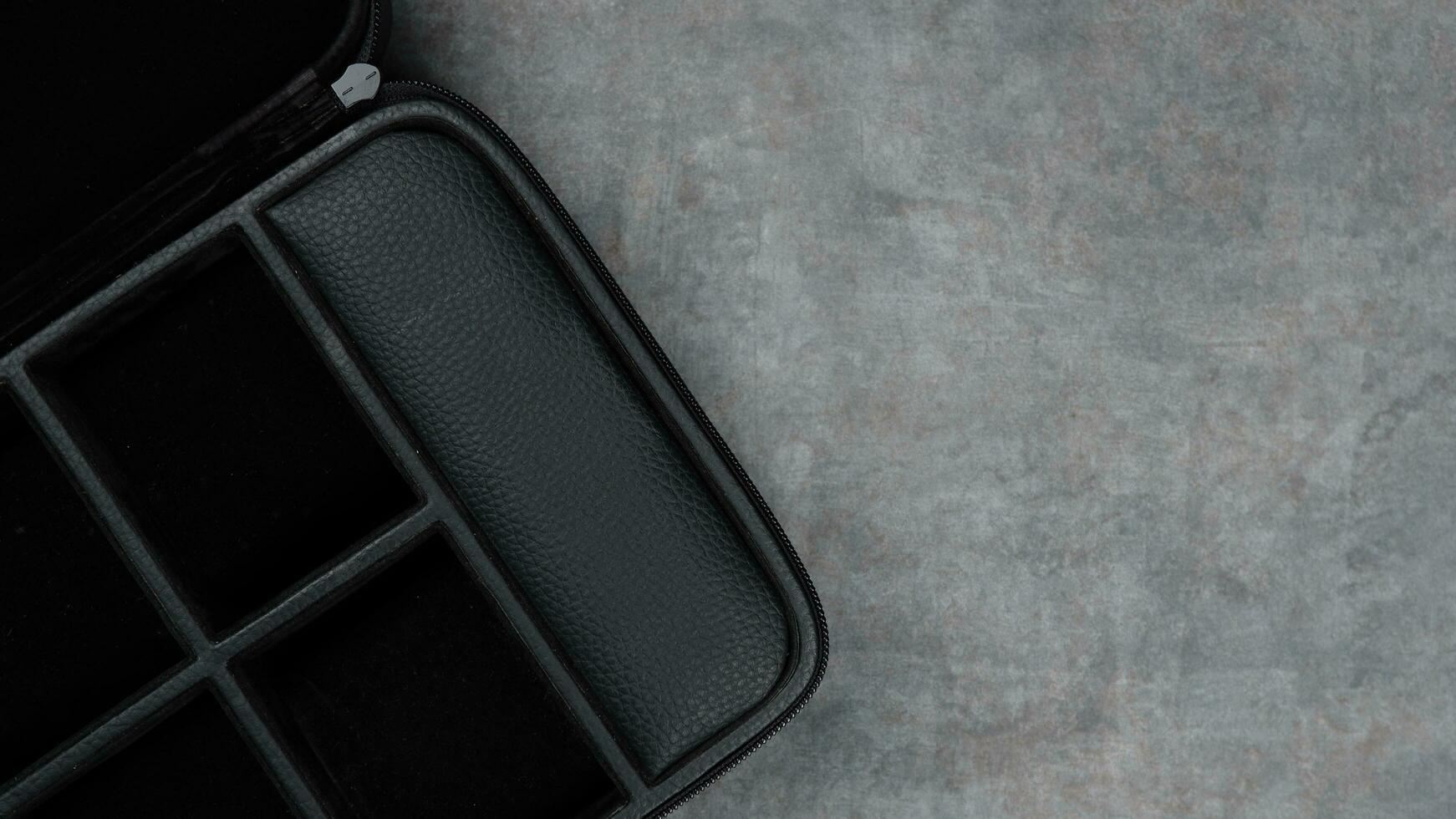 photography background, suitable for mock up, product photography, HD quality, wallpaper, leather bag case for watches photo