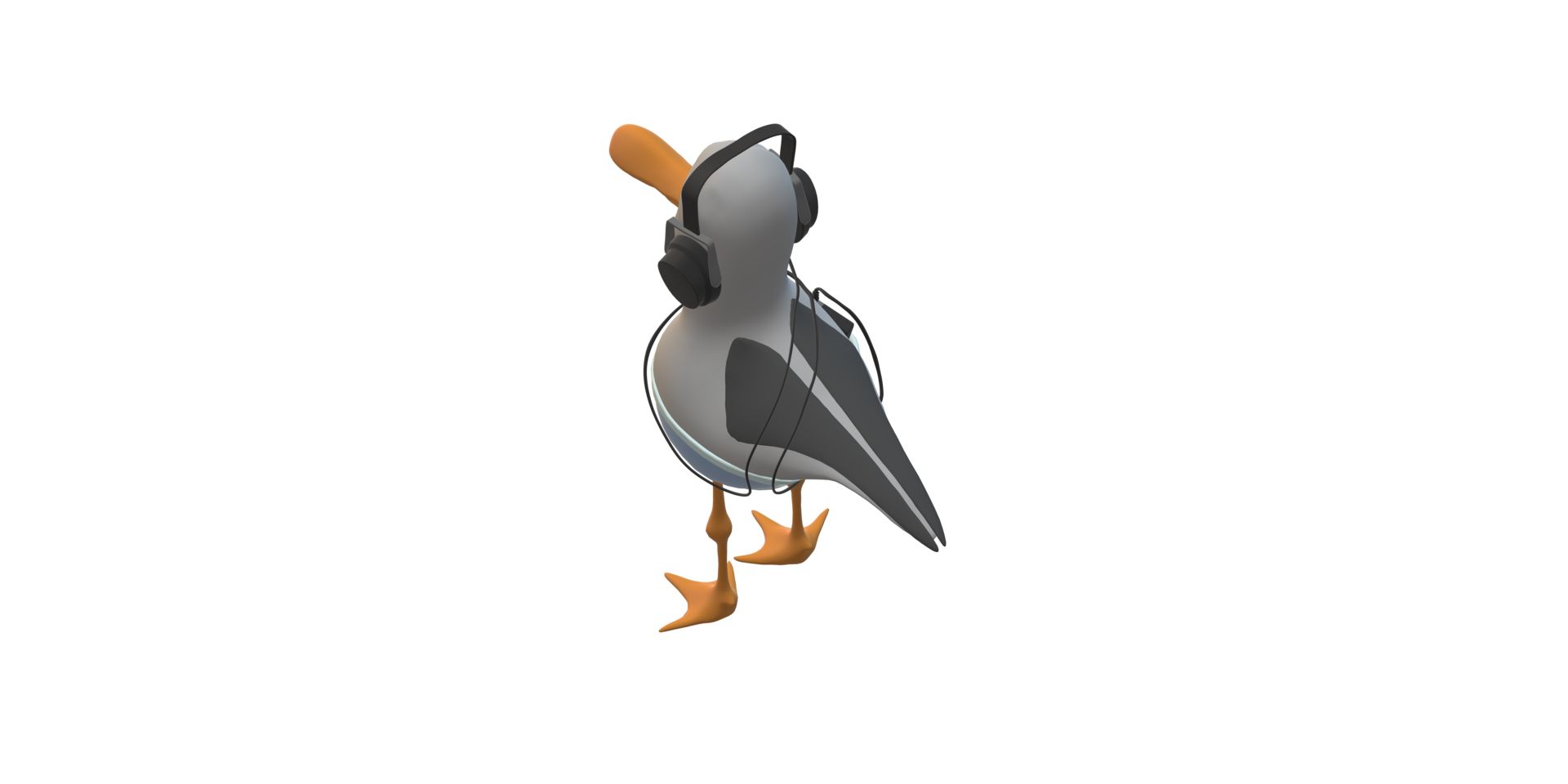 Seagull isolated on a Transparent Background png