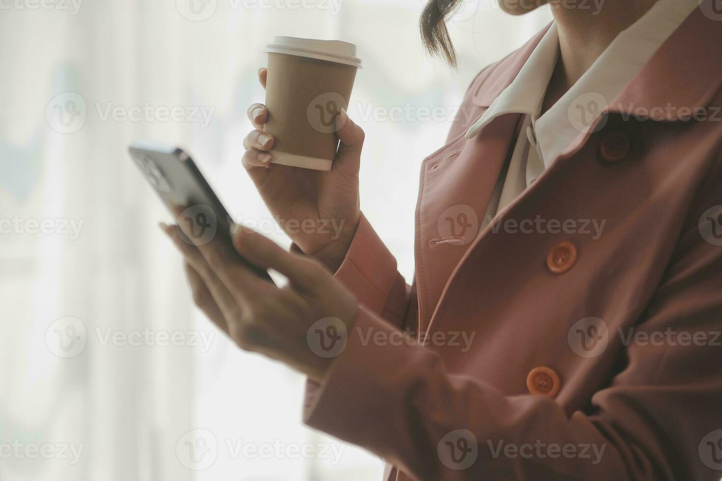 Audit concept,Administrator business man financial inspector and secretary making report calculating balance. Internal Revenue Service checking document. photo