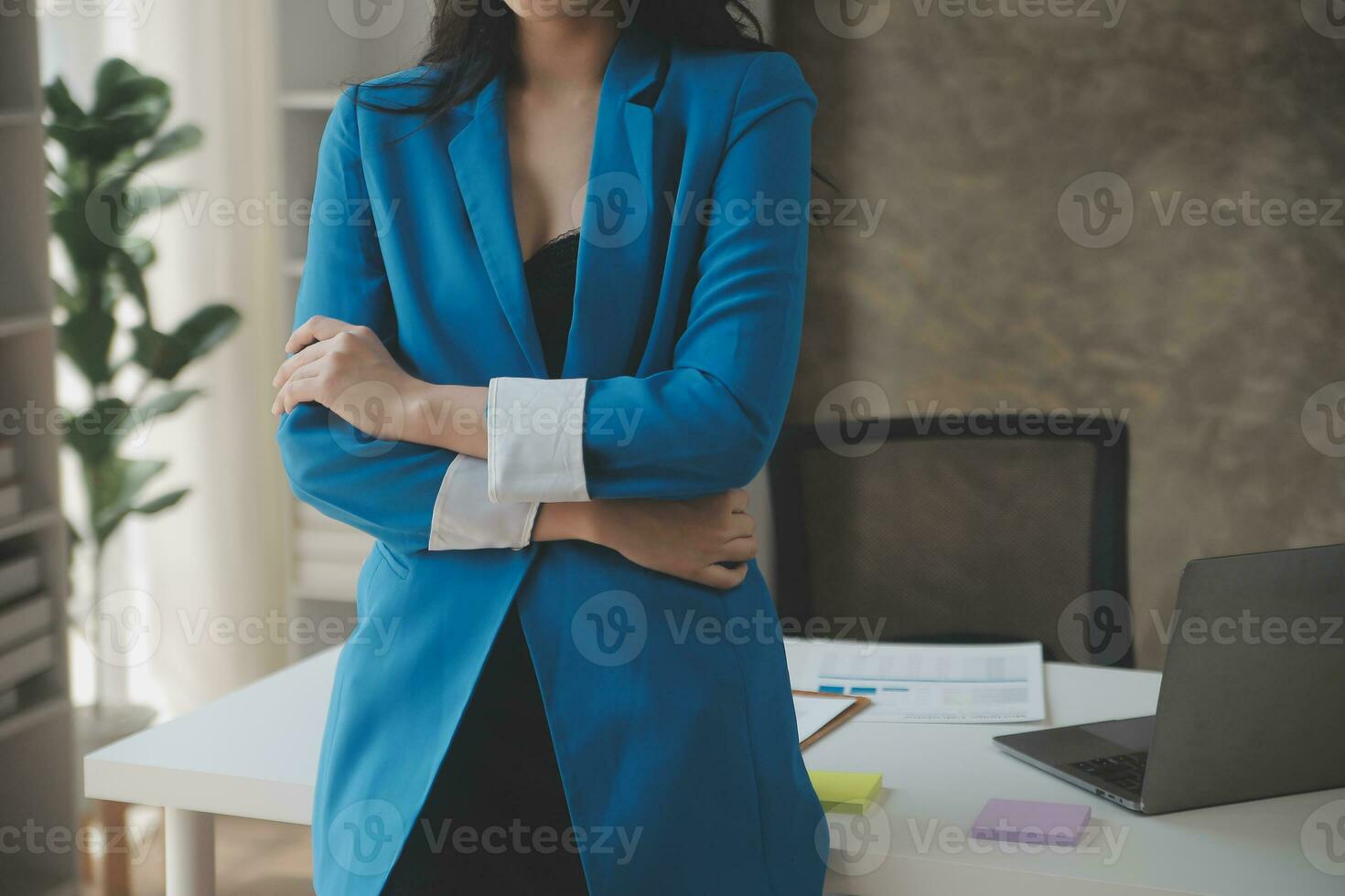 Business Documents, Auditor businesswoman checking searching document legal prepare paperwork or report for analysis TAX time,accountant Documents data contract partner deal in workplace office photo