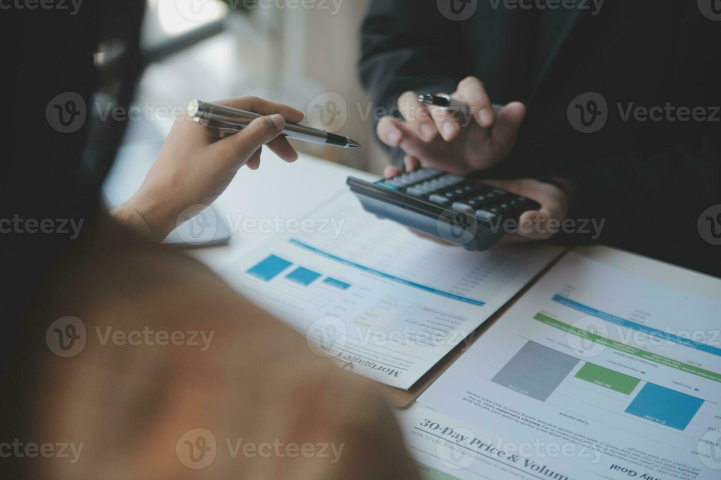 Business Documents, Auditor businesswoman checking searching document legal prepare paperwork or report for analysis TAX time,accountant Documents data contract partner deal in workplace office photo