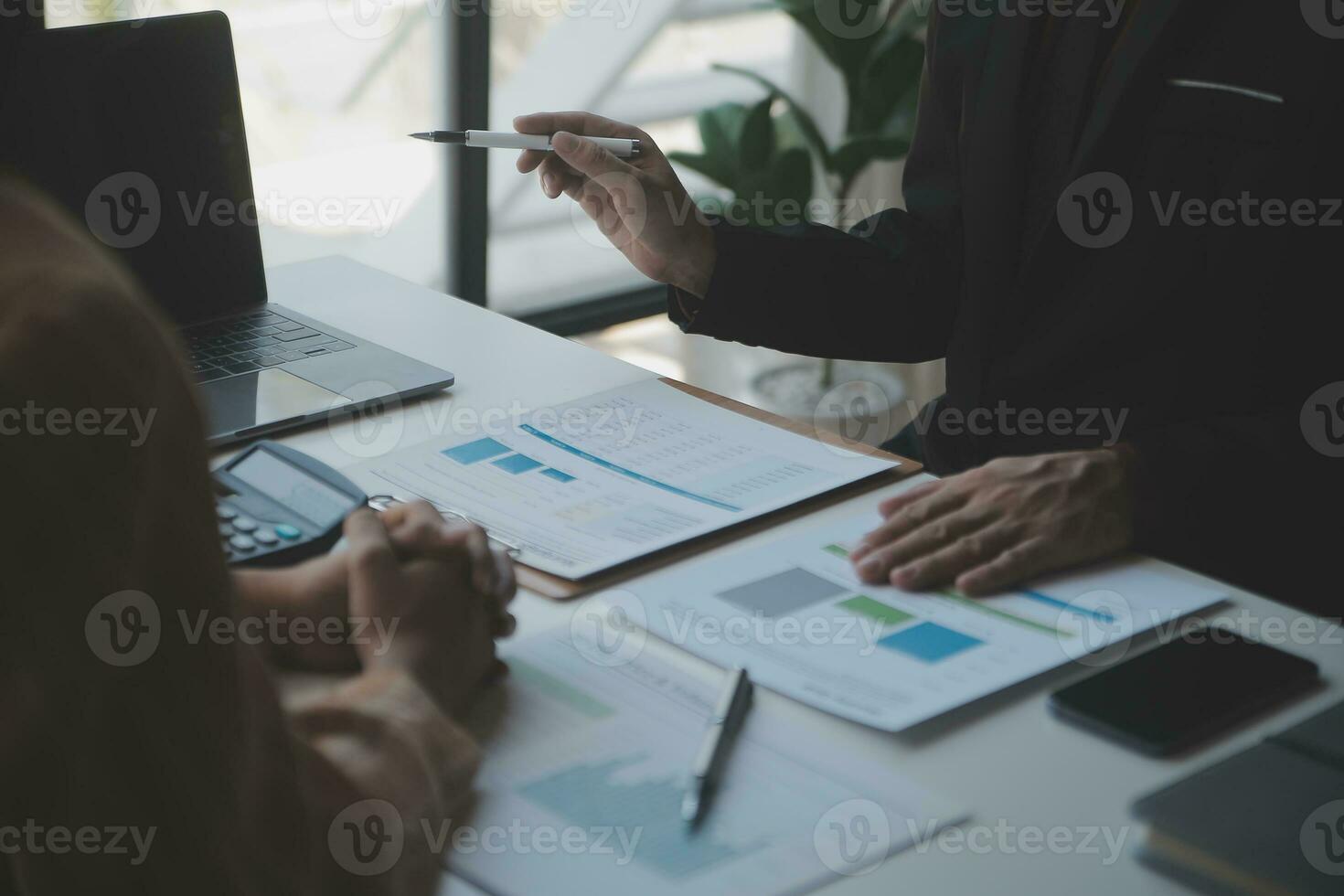 Business Documents, Auditor businesswoman checking searching document legal prepare paperwork or report for analysis TAX time,accountant Documents data contract partner deal in workplace office photo