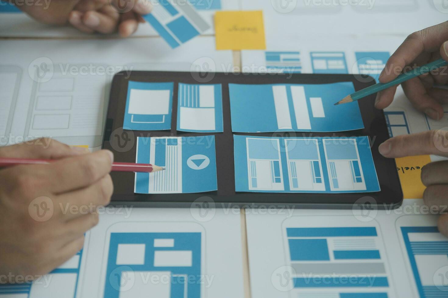 ux ui y programación desarrollo tecnología. foto