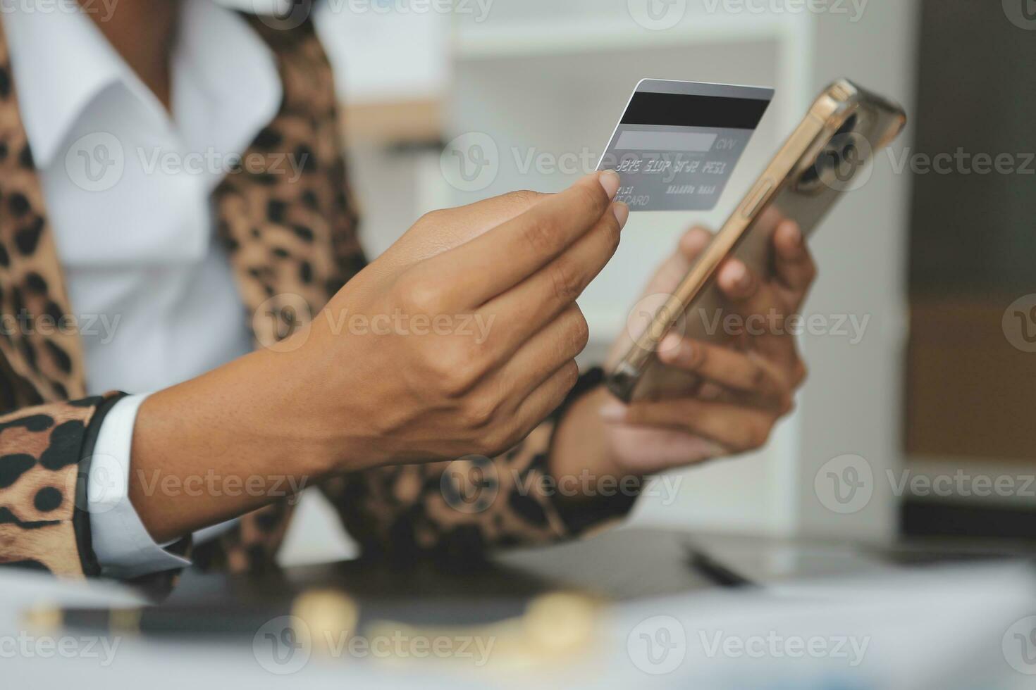 Concept online payment with cradit card. Hand of men using laptop for to payment make online health insurance. photo