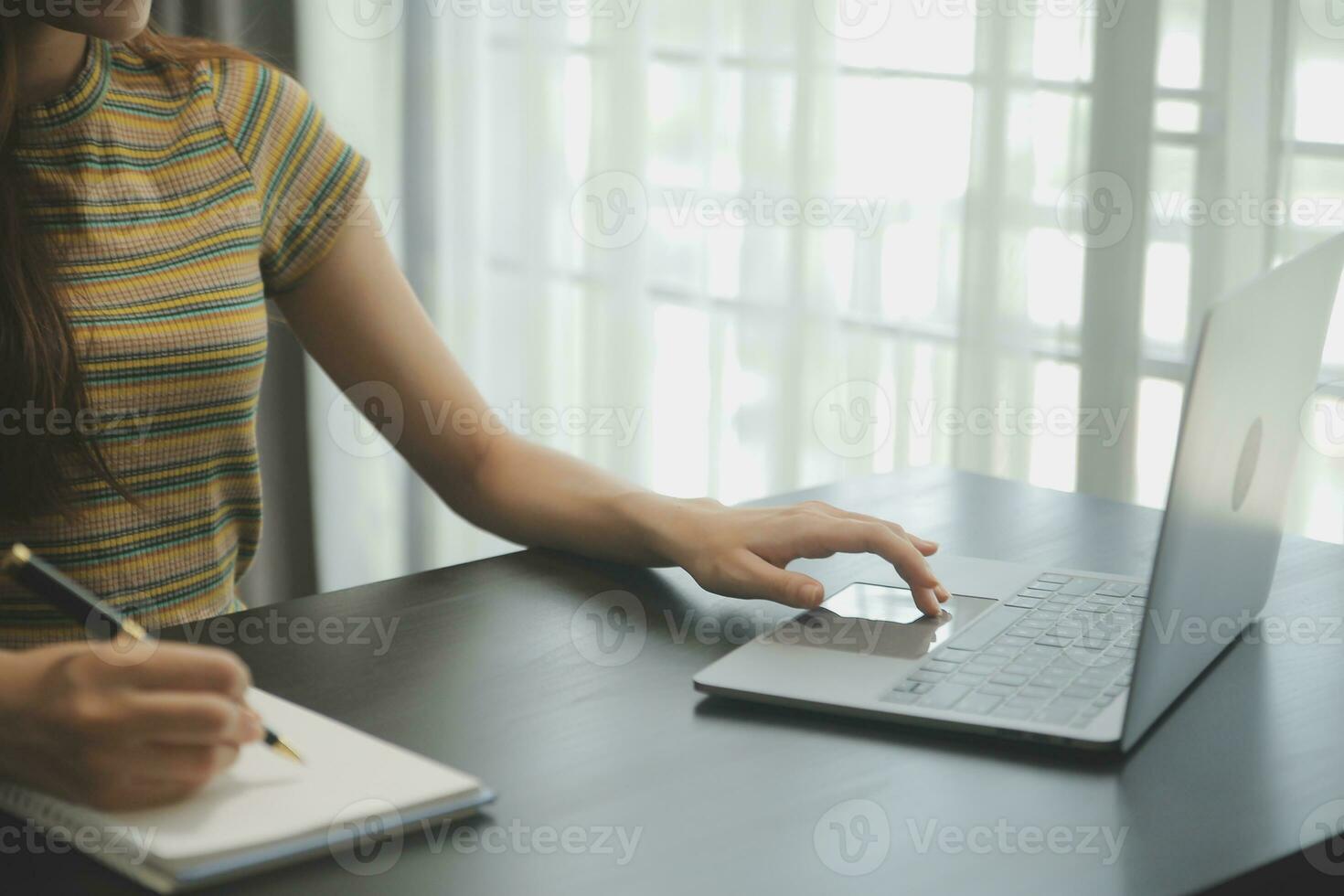 Audit concept,Administrator business man financial inspector and secretary making report calculating balance. Internal Revenue Service checking document. photo