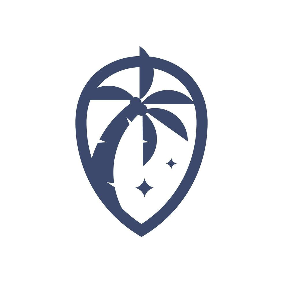 Travel Beach Logo vector