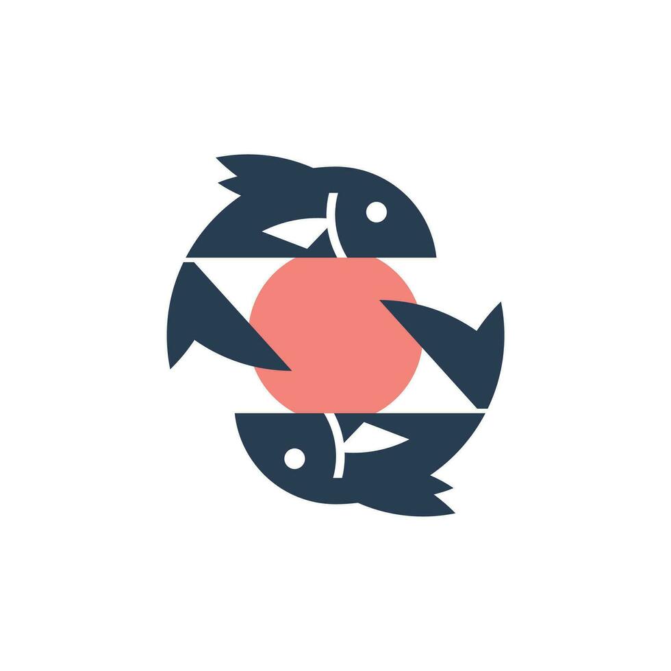 Fish Balance logo vector